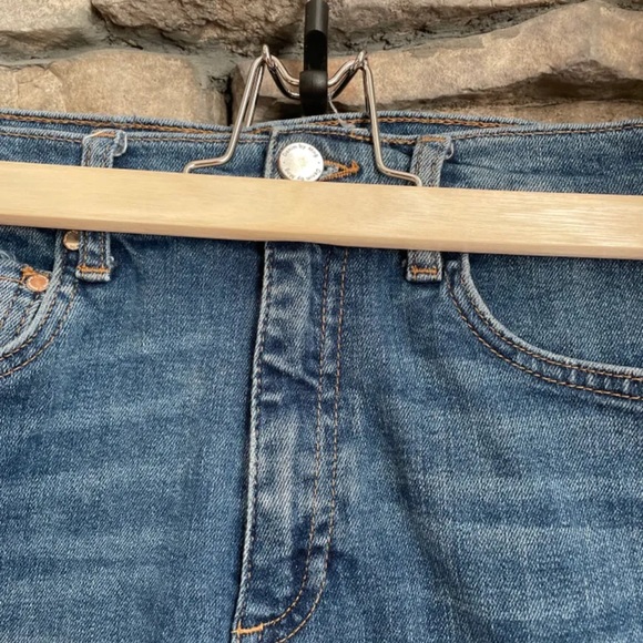 Mango boot cut distressed hem jeans - Picture 2 of 4